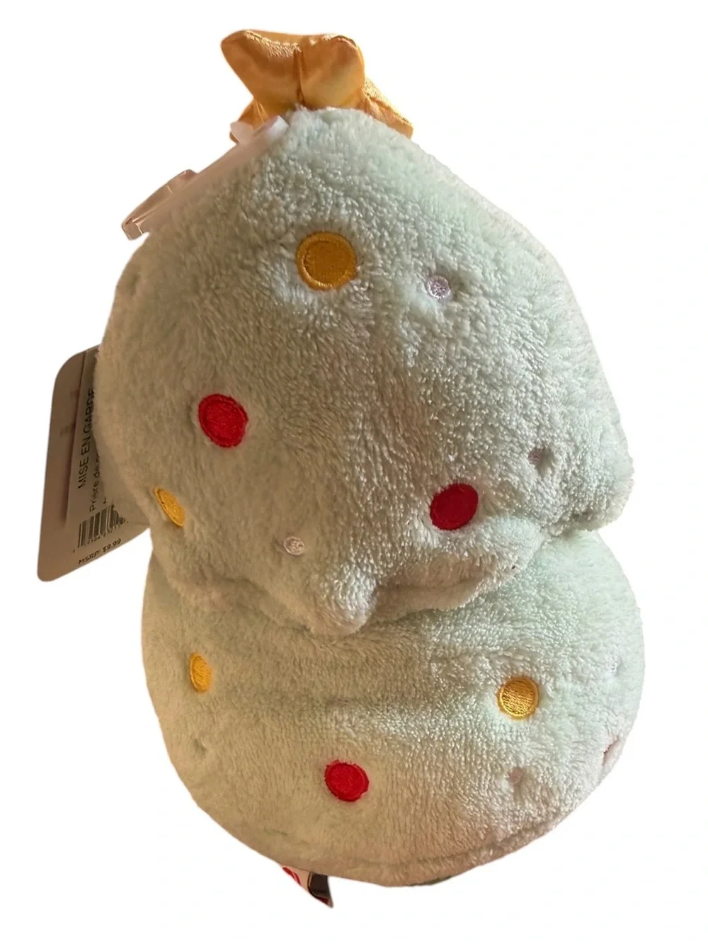 American Greetings Christmas Tree Plush 9” Mint Green Star Holiday NWT
